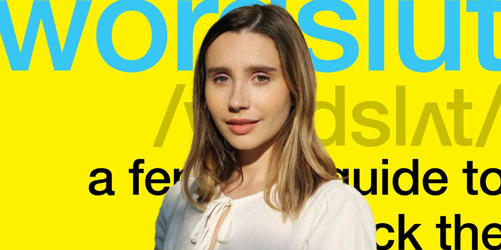 Cover image of the book Wordslut featuring a photo of the author Amanda Montell.